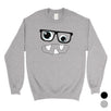 Monster With Glasses Unisex Crewneck Sweatshirt