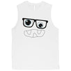 Monster With Glasses Mens Muscle Shirt