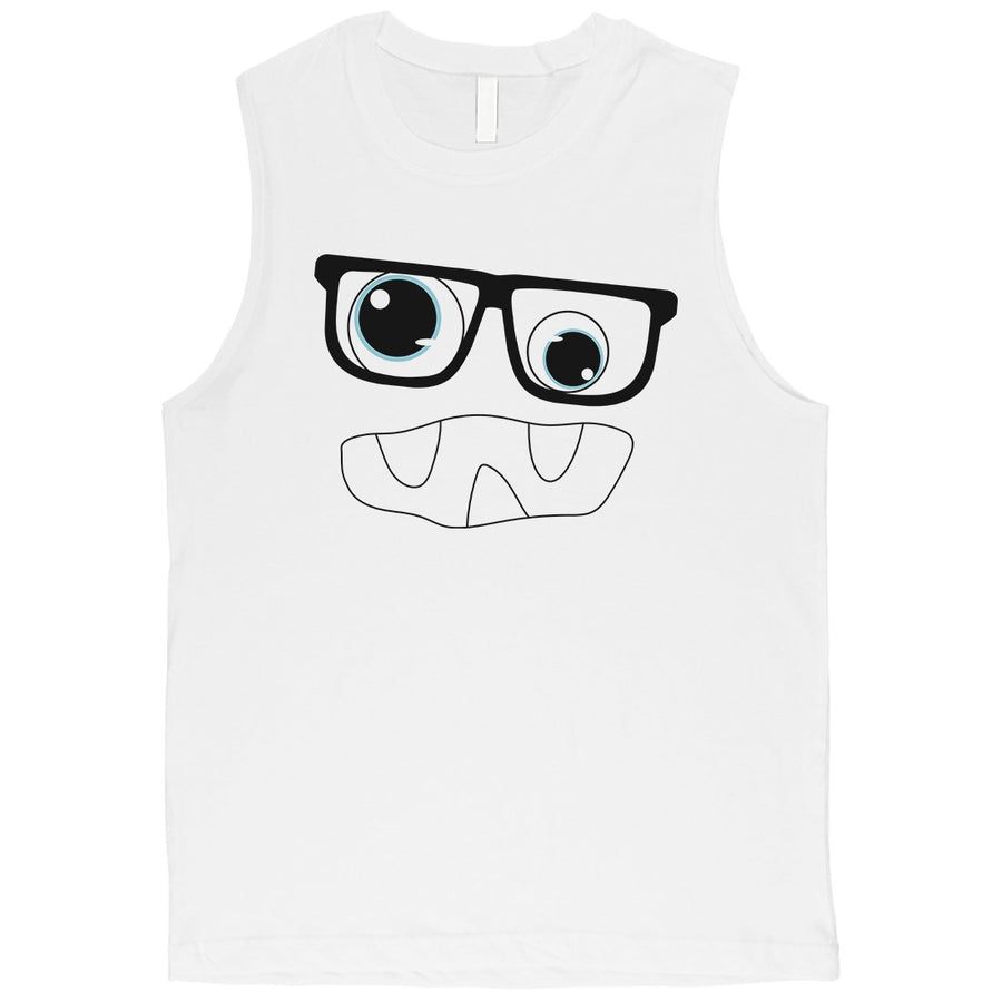 Monster With Glasses Mens Muscle Shirt