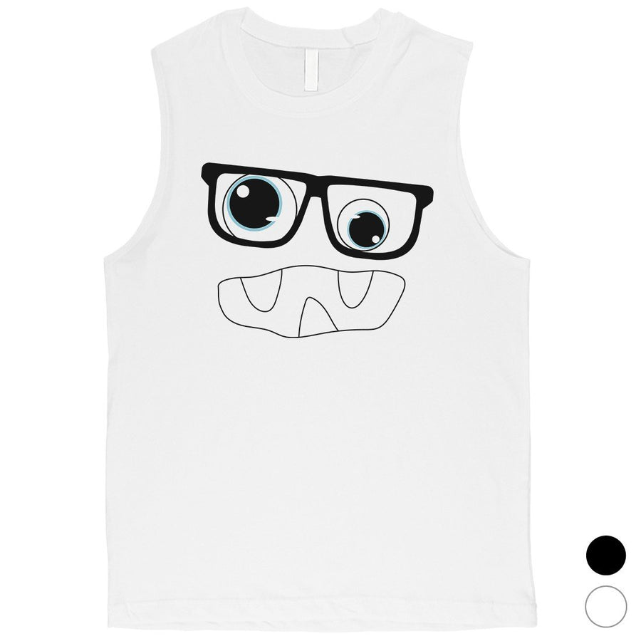 Monster With Glasses Mens Muscle Shirt