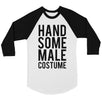 Handsome Male Costume Mens Baseball Shirt