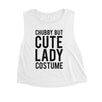 Chubby But Cute Lady Costume Womens Crop Top