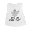 Let's Get Sheet Faced Womens Crop Top