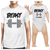 Beast In Training Dad and Baby Matching Outfits Gifts For Husband