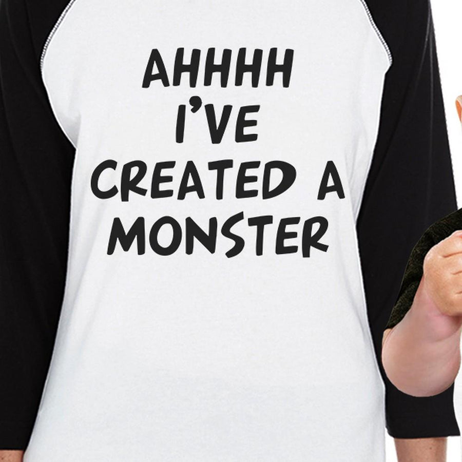 Created A Monster Mom and Baby Matching Baseball Shirts Mothers Day