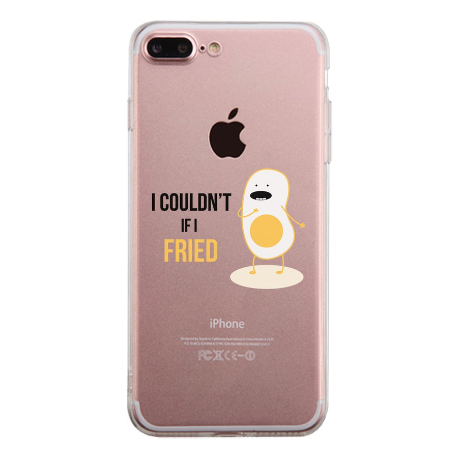 Egg If Fried-RIGHT Clear Case Cute Couples Gifts For Anniversary