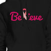 Believe Breast Cancer Awareness Black Hoodie