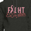 Fight Together Breast Cancer Awareness Dark Grey Hoodie