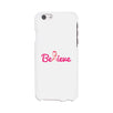 Believe Breast Cancer Awareness White Phone Case