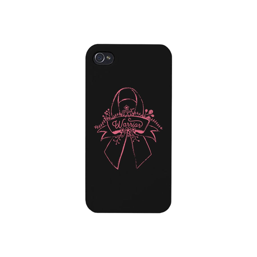 Warrior Breast Cancer Awareness Black Phone Case