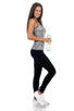 Diamante Women's Yoga Top Sportswear - Style ACDN002-2