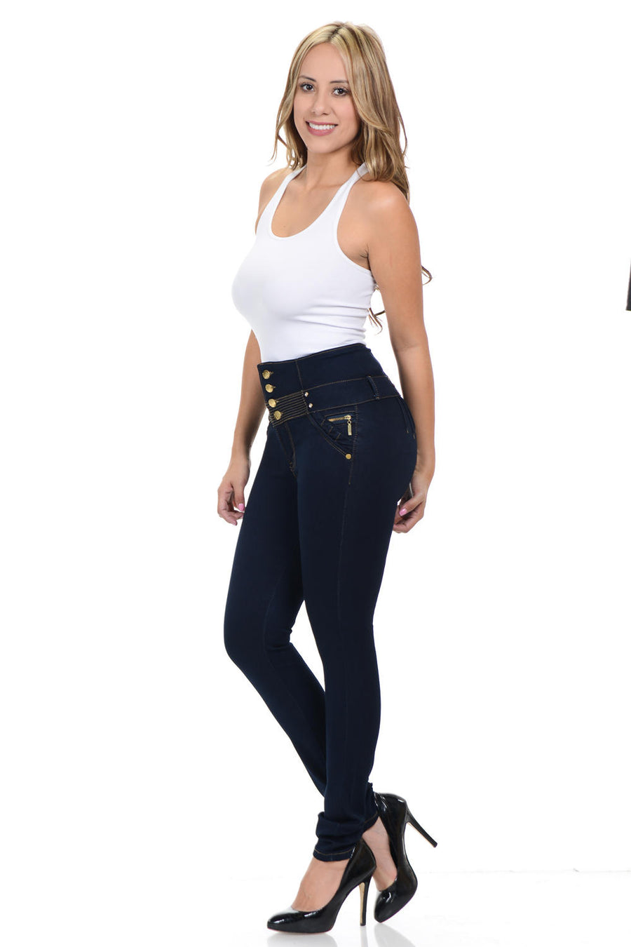 M.Michel Women's Jeans Colombian Design, Butt Lift, Levanta Cola, Push Up, Skinny - Style G71