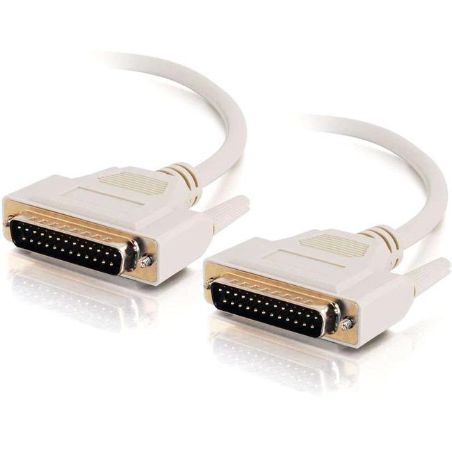 C2G 25ft DB25 M/M Serial RS232 Cable