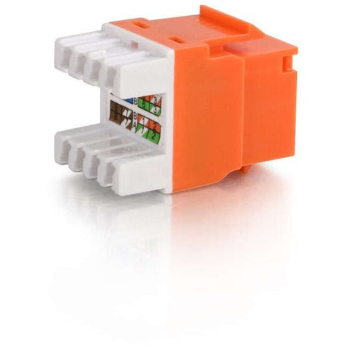 C2G Cat5E RJ45 UTP Keystone Jack - Orange