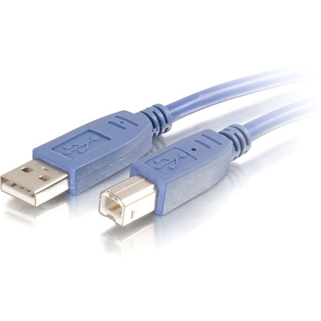 C2G 2m USB 2.0 A/B Cable - Purple