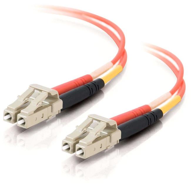 C2G-30m LC-LC 62.5/125 OM1 Duplex Multimode PVC Fiber Optic Cable (LSZH) - Orange