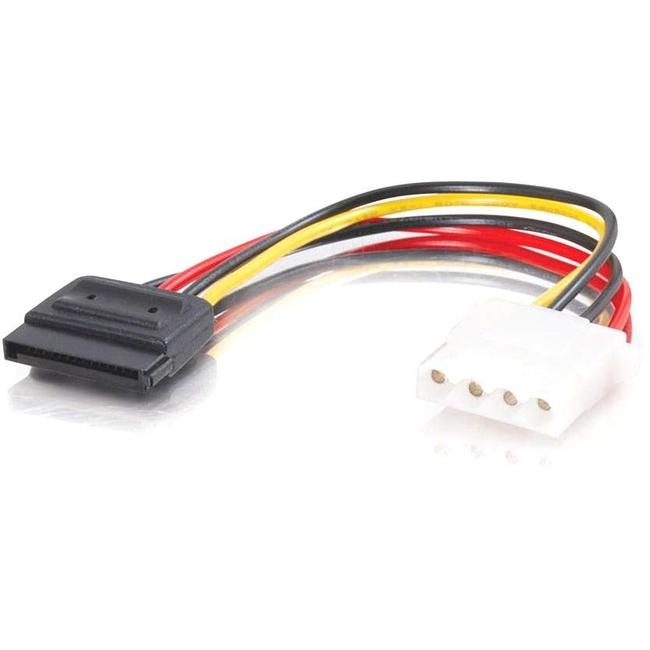 C2G 6in 15-pin Serial ATA Female to LP4 Female Power Cable