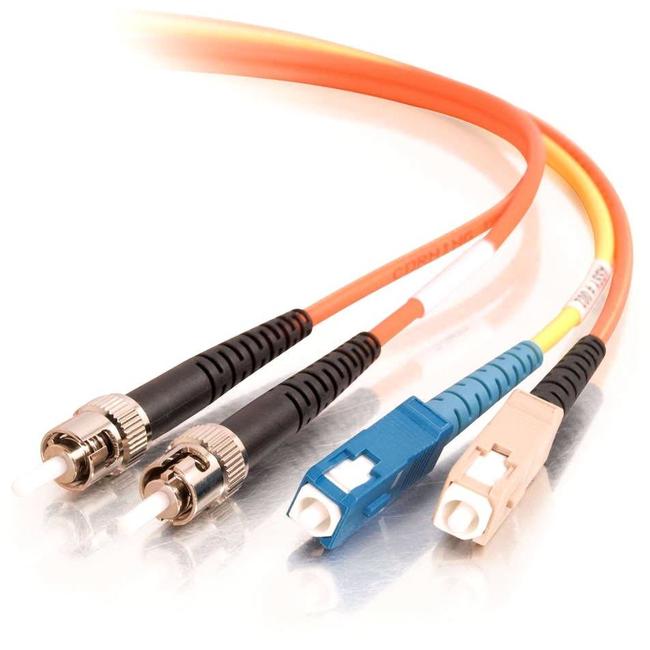 C2G 1m SC/ST 62.5/125 Mode-Conditioning Fiber Patch Cable - Orange