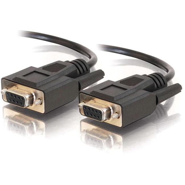 C2G 1ft DB9 F/F Cable - Black