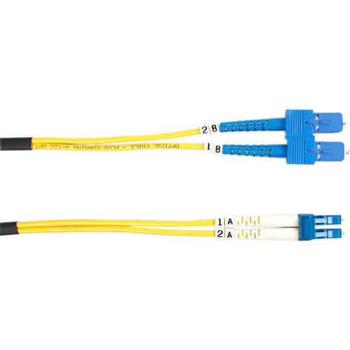 Black Box Single-Mode Value Line Patch Cable, SC-LC, 2-m (6.5-ft.)