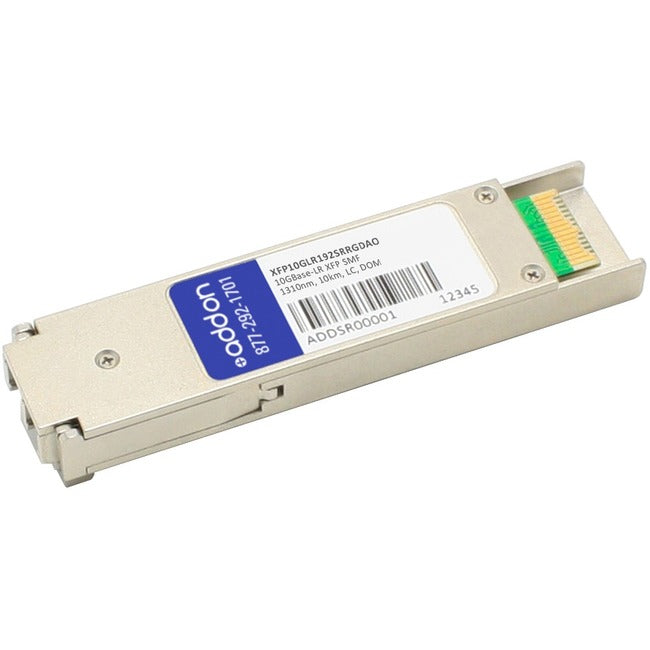 AddOn Cisco XFP10GLR192SR-RGD Compatible TAA Compliant 10GBase-LR XFP Transceiver (SMF, 1310nm, 10km, LC, DOM, Rugged)