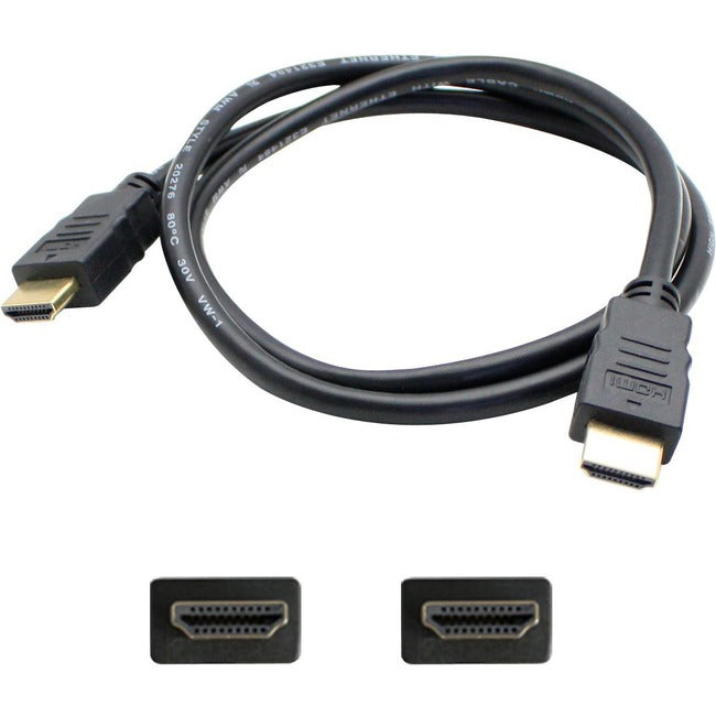 AddOn 10ft HDMI Male to Male Black Cable