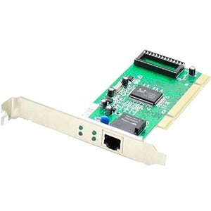 AddOn Intel PWLA8391GT Comparable 10/100/1000Mbs Single Open RJ-45 Port 100m Copper PCI Network Interface Card