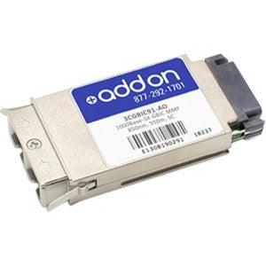 AddOn HP 3CGBIC91 Compatible TAA Compliant 1000Base-SX GBIC Transceiver (MMF, 850nm, 550m, SC)