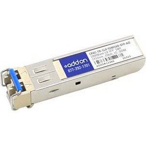 AddOn Checkpoint CPAC-TR-1LX-SSM160-SFP Compatible TAA Compliant 1000Base-LX SFP Transceiver (SMF, 1310nm, 10km, LC, DOM)