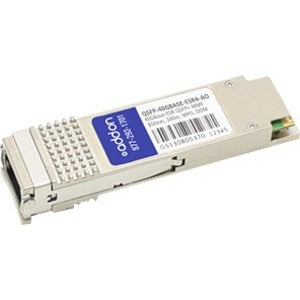 AddOn MSA and TAA Compliant 40GBase-SR4 QSFP+ Transceiver (MMF, 850nm, 300m, MPO, DOM)