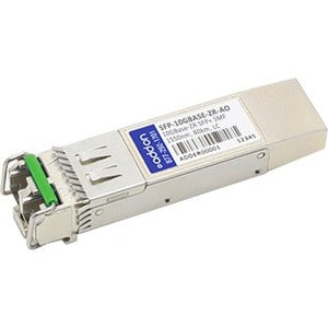 AddOn MSA and TAA Compliant 10GBase-ZR SFP+ Transceiver (SMF, 1550nm, 80km, LC)