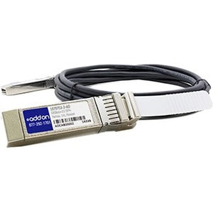 AddOn Tyco 1979753-2 Compatible TAA Compliant 10GBase-CU SFP+ to SFP+ Direct Attach Cable (Passive Twinax, 1m)