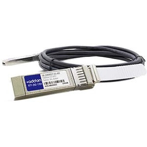 AddOn Brocade 58-1000027-01 Compatible TAA Compliant 10GBase-CU SFP+ to SFP+ Direct Attach Cable (Active Twinax, 3m)