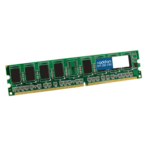 AddOn AA800D2N5/2G x1 Dell SNPYG410C/2G Compatible 2GB DDR2-800MHz Unbuffered Dual Rank 1.8V 240-pin CL5 UDIMM