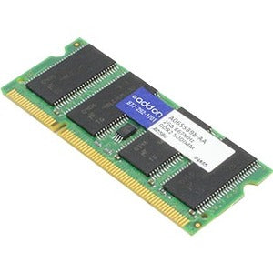 AddOn AA667D2S5/2GB x1 Dell A0655398 Compatible 2GB DDR2-667MHz Unbuffered Dual Rank 1.8V 200-pin CL5 SODIMM