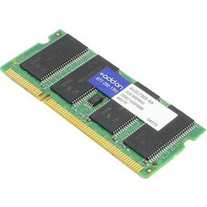 AddOn AA800D2S6/2G x1 Dell A1317369 Compatible 2GB DDR2-800MHz Unbuffered Dual Rank 1.8V 200-pin CL6 SODIMM