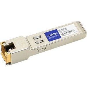 AddOn TAA Compliant 10/100/1000Base-TX SFP Transceiver (Copper, 100m, RJ-45)