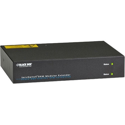 Black Box DKM FX Extender Modular Housing, 2-Slot Chassis with Integrated Power Supply