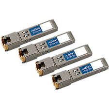 AddOn 4-Pack of Citrix EW3A0000235 Compatible TAA Compliant 10/100/1000Base-TX SFP Transceiver (Copper, 100m, RJ-45)