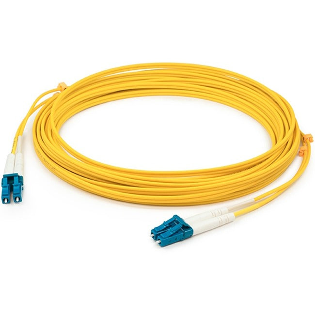 AddOn 25m LC (Male) to LC (Male) Yellow OS1 Duplex Fiber OFNR (Riser-Rated) Patch Cable