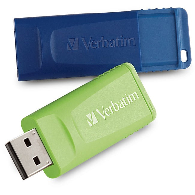 Verbatim 32GB Store 'n' Go USB Flash Drive - 2pk - Blue, Green