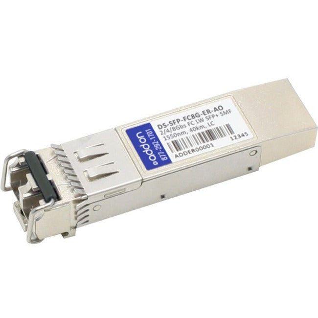 AddOn Cisco DS-SFP-FC8G-ER Compatible TAA Compliant 2/4/8Gbs Fibre Channel ER SFP+ Transceiver (SMF, 1550nm, 40km, LC)