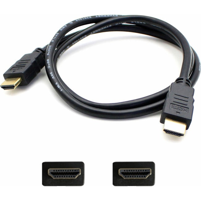 AddOn 25ft HDMI Male to Male Black Cable