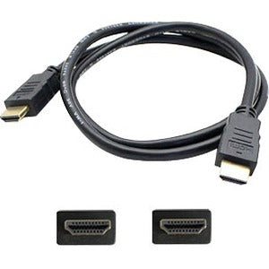 AddOn 5-Pack of 25ft HDMI Male to Male Black Cables