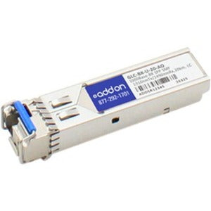 AddOn Cisco GLC-BX-U Compatible TAA Compliant 1000Base-BX SFP Transceiver (SMF, 1310nmTx/1490nmRx, 20km, LC)