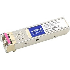 AddOn MSA and TAA Compliant 1000Base-CWDM SFP Transceiver (SMF, 1350nm, 80km, LC)