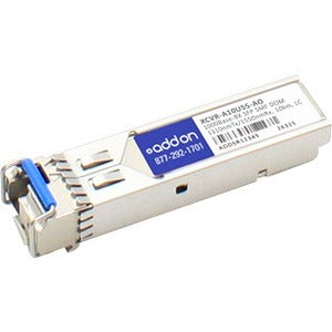 AddOn Ciena XCVR-A10U55 Compatible TAA Compliant 1000Base-BX SFP Transceiver (SMF, 1550nmTx/1310nmRx, 10km, LC, DOM)