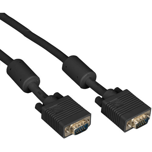 Black Box VGA Video Cable with Ferrite Core, Black, Male/Male, 3-ft. (0.9-m)