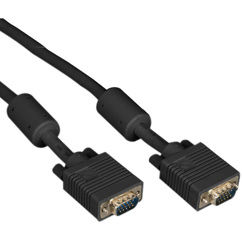 Black Box VGA Video Cable with Ferrite Core, Black, Male/Male, 5-ft. (1.5-m)