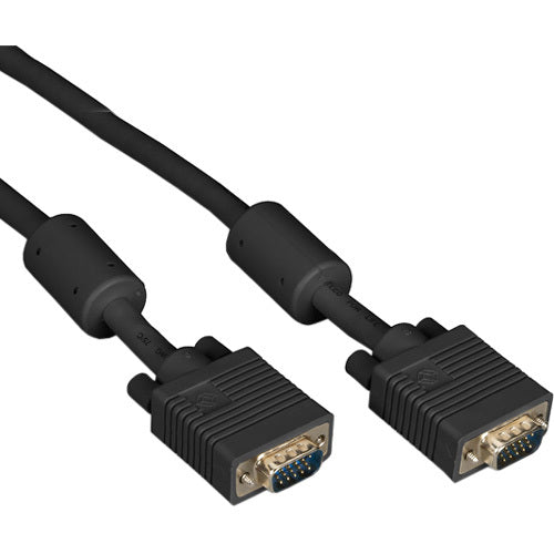 Black Box VGA Video Cable with Ferrite Core, Black, Male/Male, 100-ft. (30.4-m)
